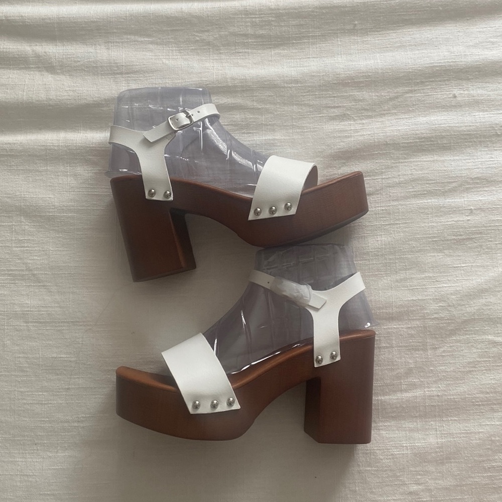 Madden girl wood block heels